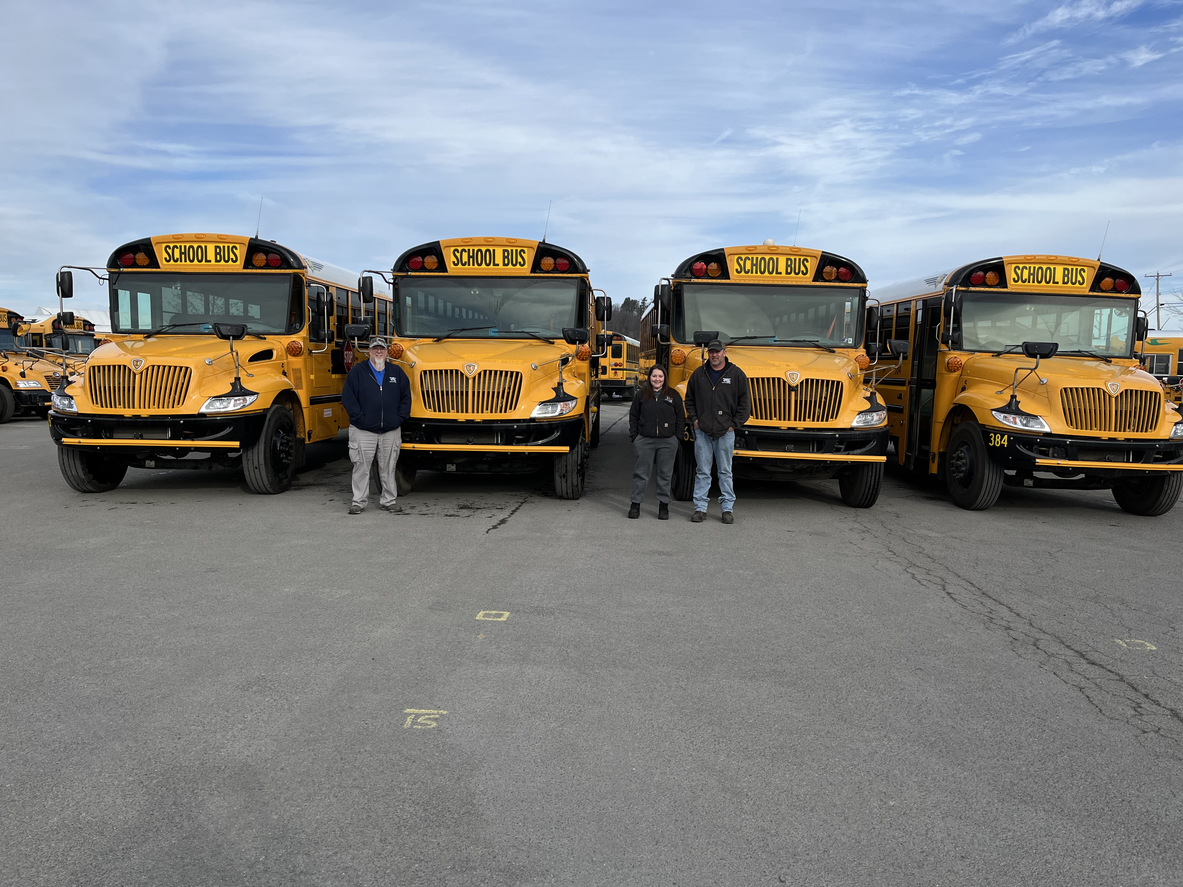 Four Monongalia County school buses meeting EPA's latest emission control standards