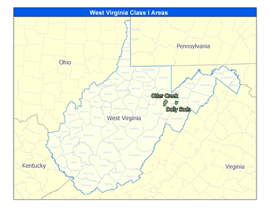 West Virginia Class I Areas